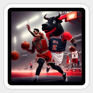 Chicago Basketball Sticker